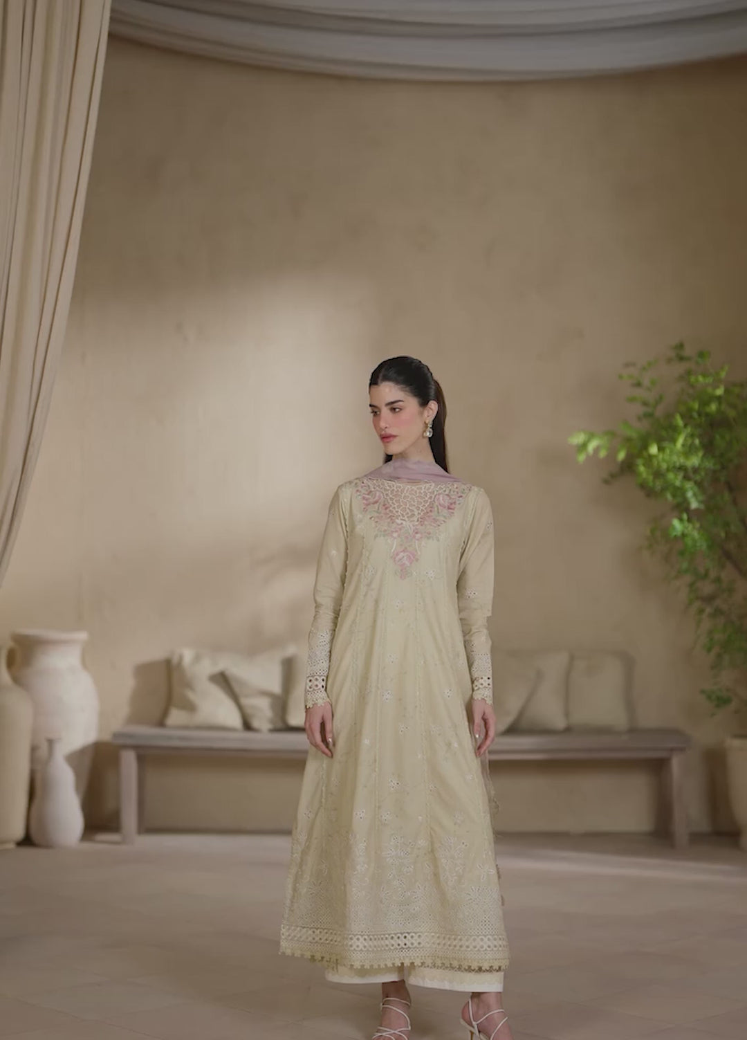 Iznik Unstitched Embroidered Lawn 3 Piece Suit IZ26ULE EL-10 - Eid Collection