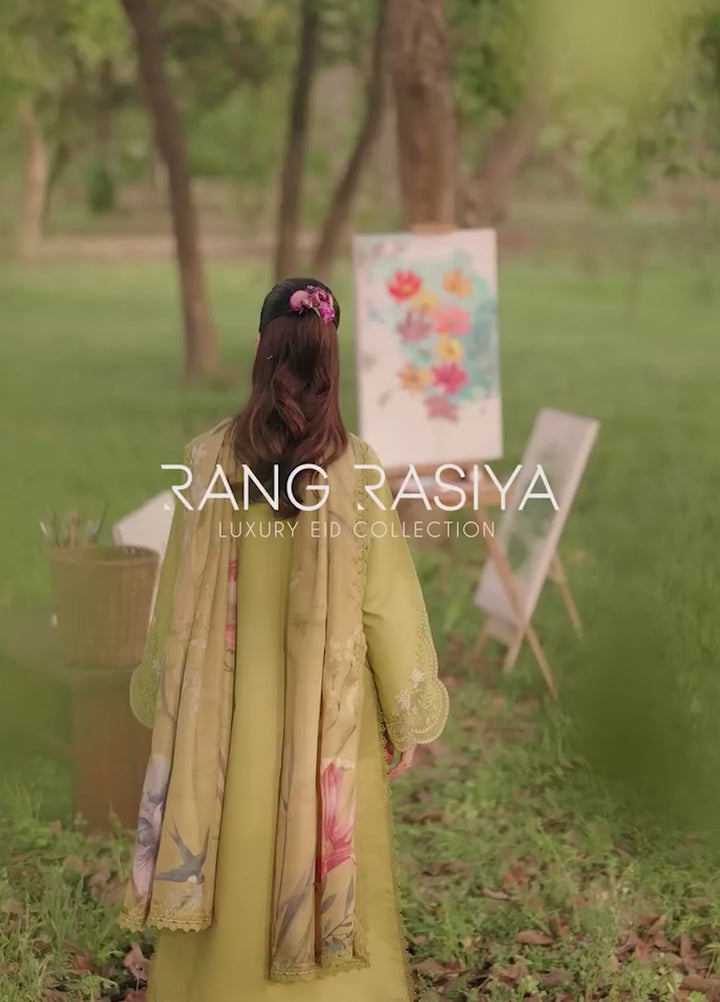 Rang Rasiya Unstitched Embroidered Luxury Lawn 3 Piece Suit RR26ULE HAYA - Eid Collection