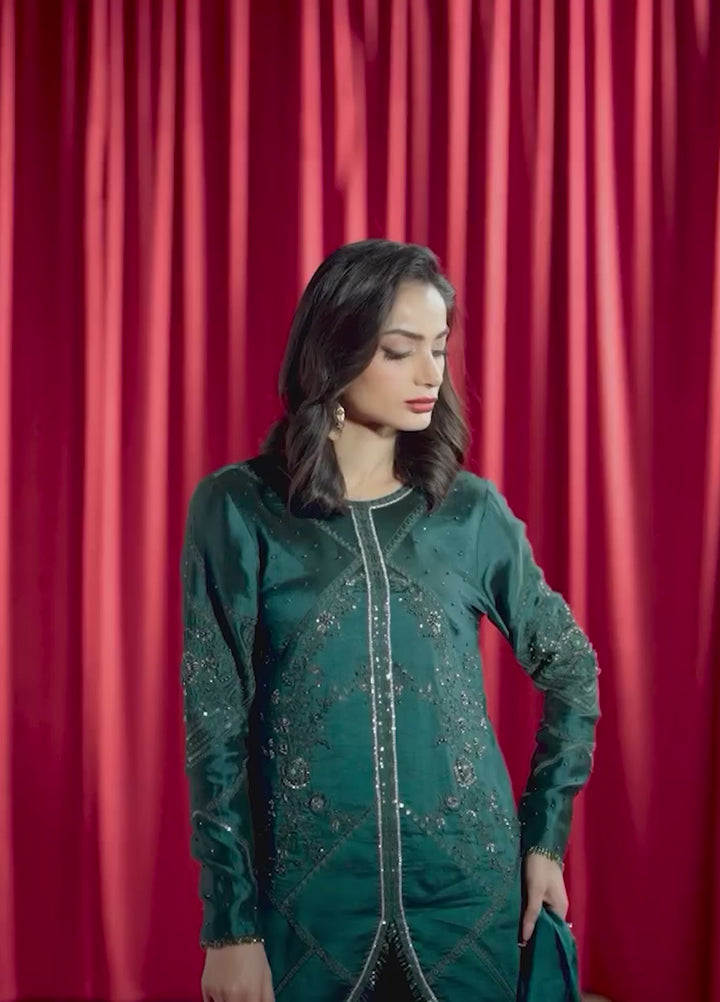 Siara by Zariya RTW Embroidered Silk 3 Piece Suit ARAMI ZB60169 Festive Collection