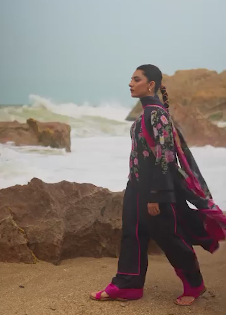 Whispers in the wind by Jahaan RTW Printed Lawn Silk 3 Piece Suit Fleurie Casual Collection