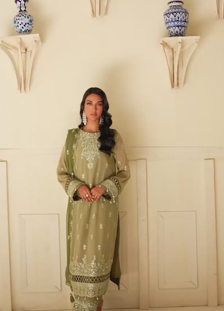Salitex Unstitched Embroidered Chiffon 3 Piece Suit SUNS8CH513 Festive Collection