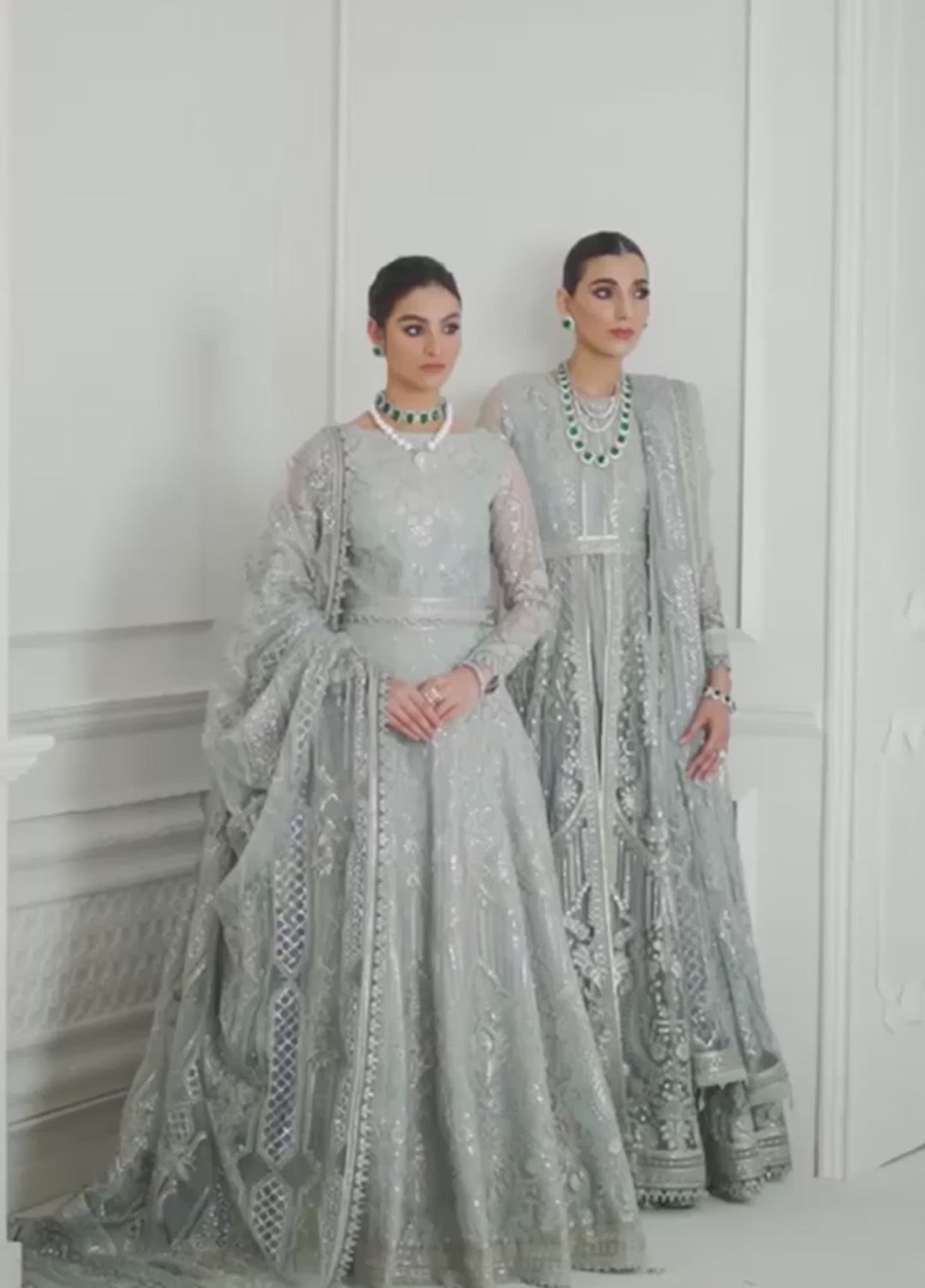 Chantelle by Baroque Unstitched Embroidered Net 3 Piece Suit BQ26UFC BQU-CH10-D05 - Festive Collection
