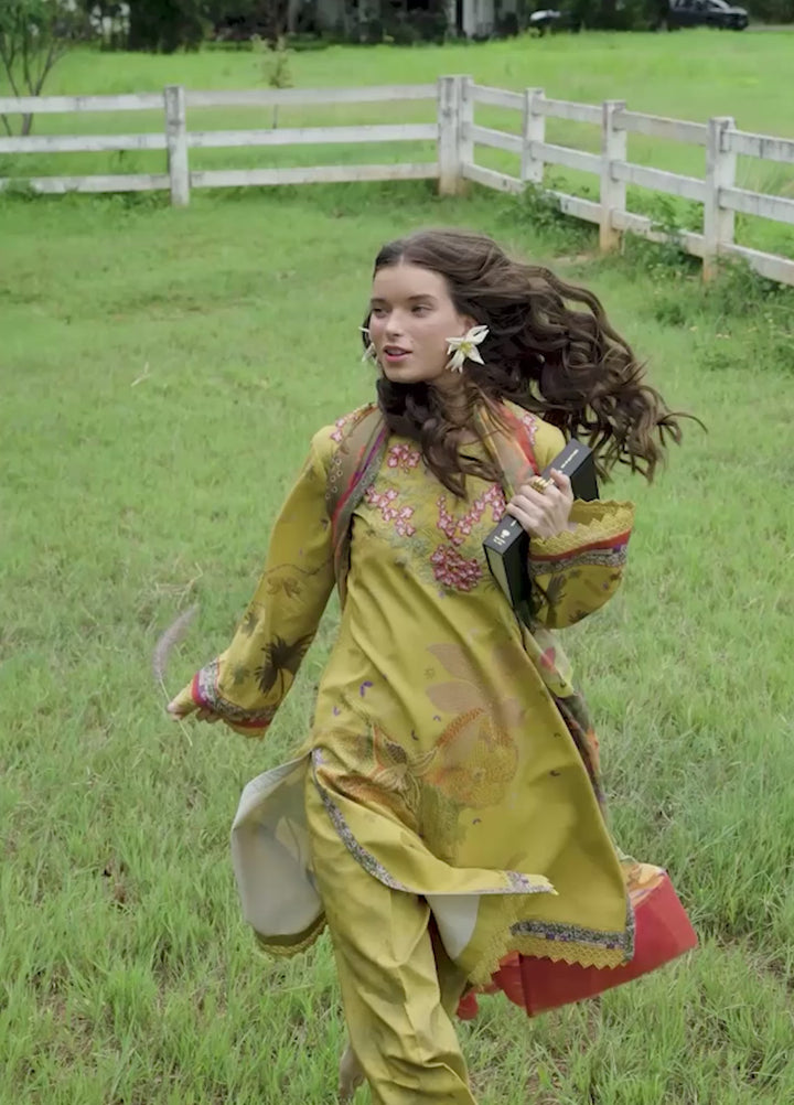 Mirasol by Mushq Embroidered Cambric Suits Unstitched 3 Piece MQ25MH D-07 B Sol Arena - Summer Collection