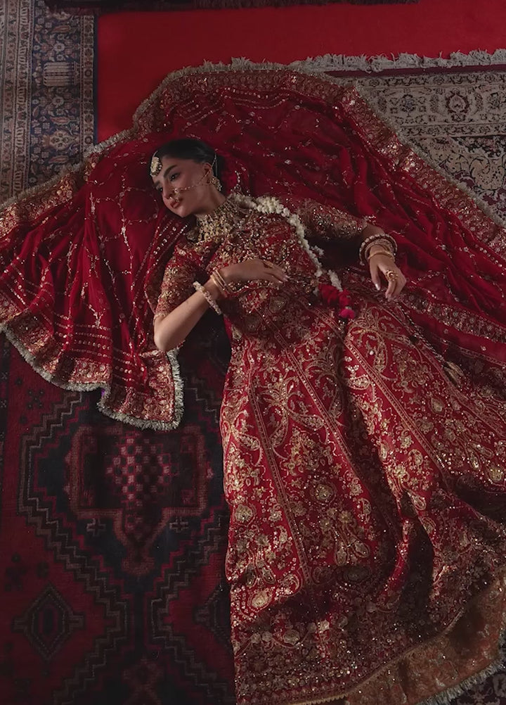 Aik Atelier Unstitched Embroidered Chiffon 3 Piece Suit AIK26UAAW B2604 - Wedding Collection