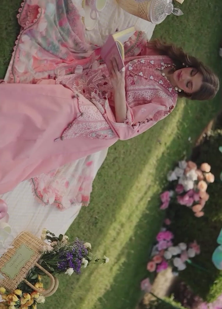Feerie by Sundas Ahad Unstitched Embroidered Lawn 3 Piece Suit SNA26ULF Roswyn ELL-06 - Eid Collection