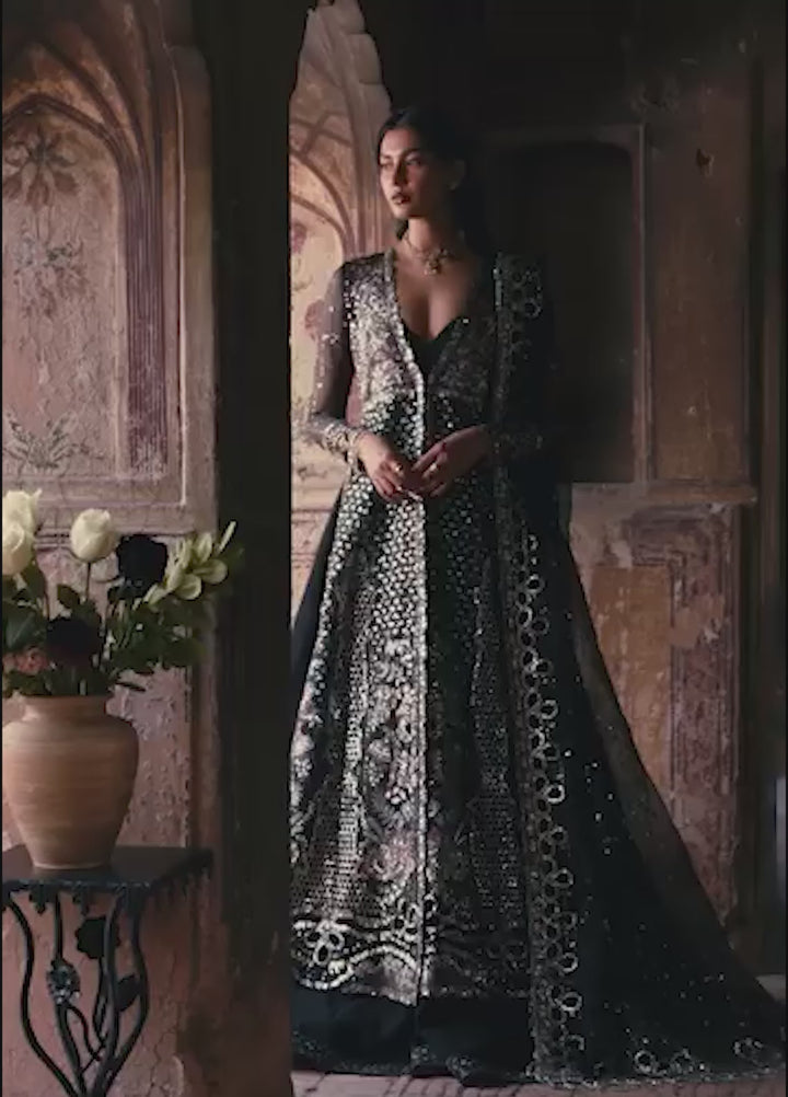 Kaashvi by Ayzel Unstitched Organza Embroidered Suits 3 Piece AAF25KW ARUSHІ AZW-25-V2-03 - Wedding Collection