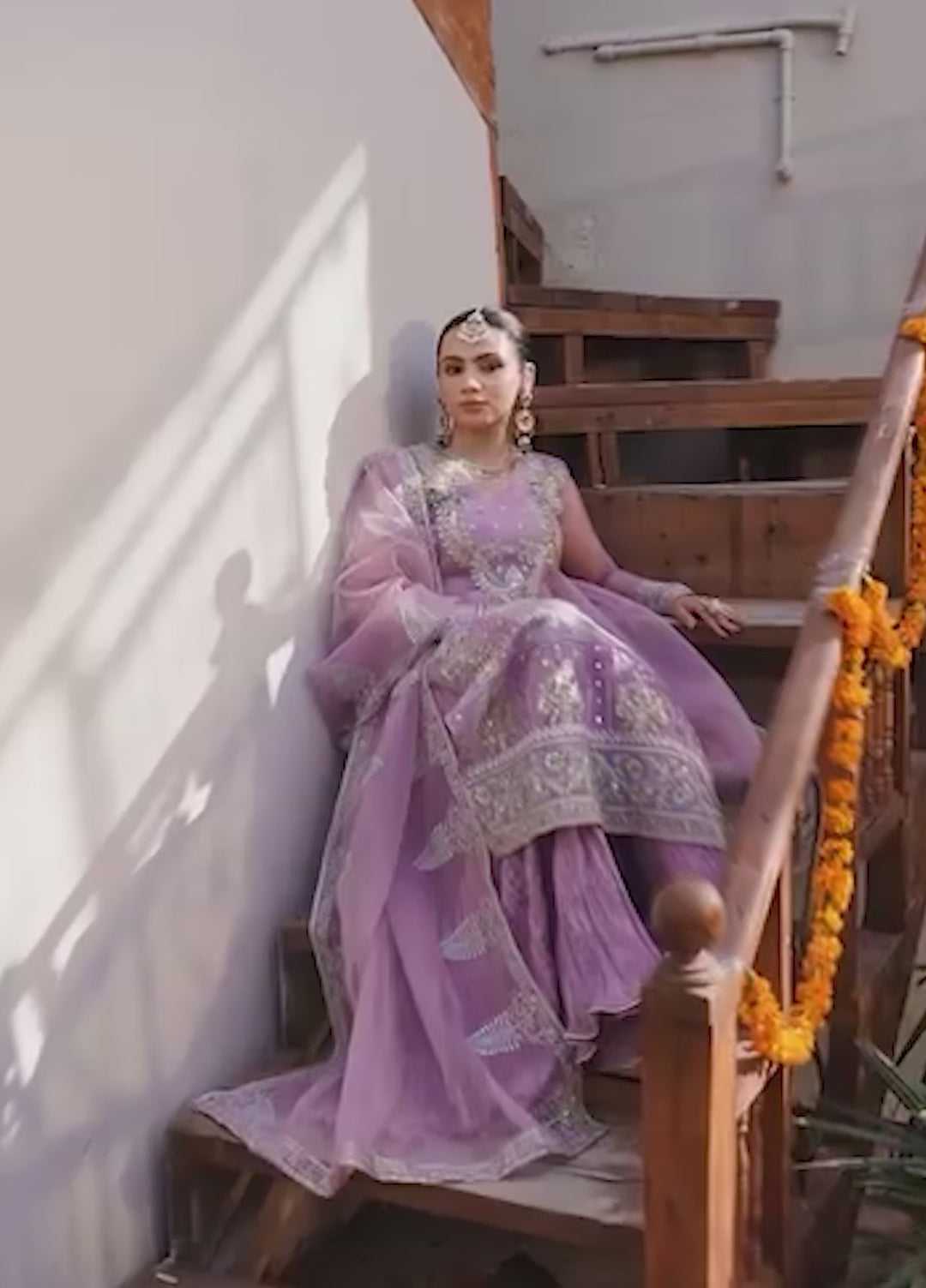 Jamnii Pret Embroidered Organza 3 Piece Suit Arzoo