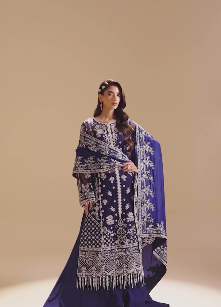Afsany by Zariya RTW Embroidered Organza 3 Piece Suit MAHNOOSH ZB50036 Festive Collection