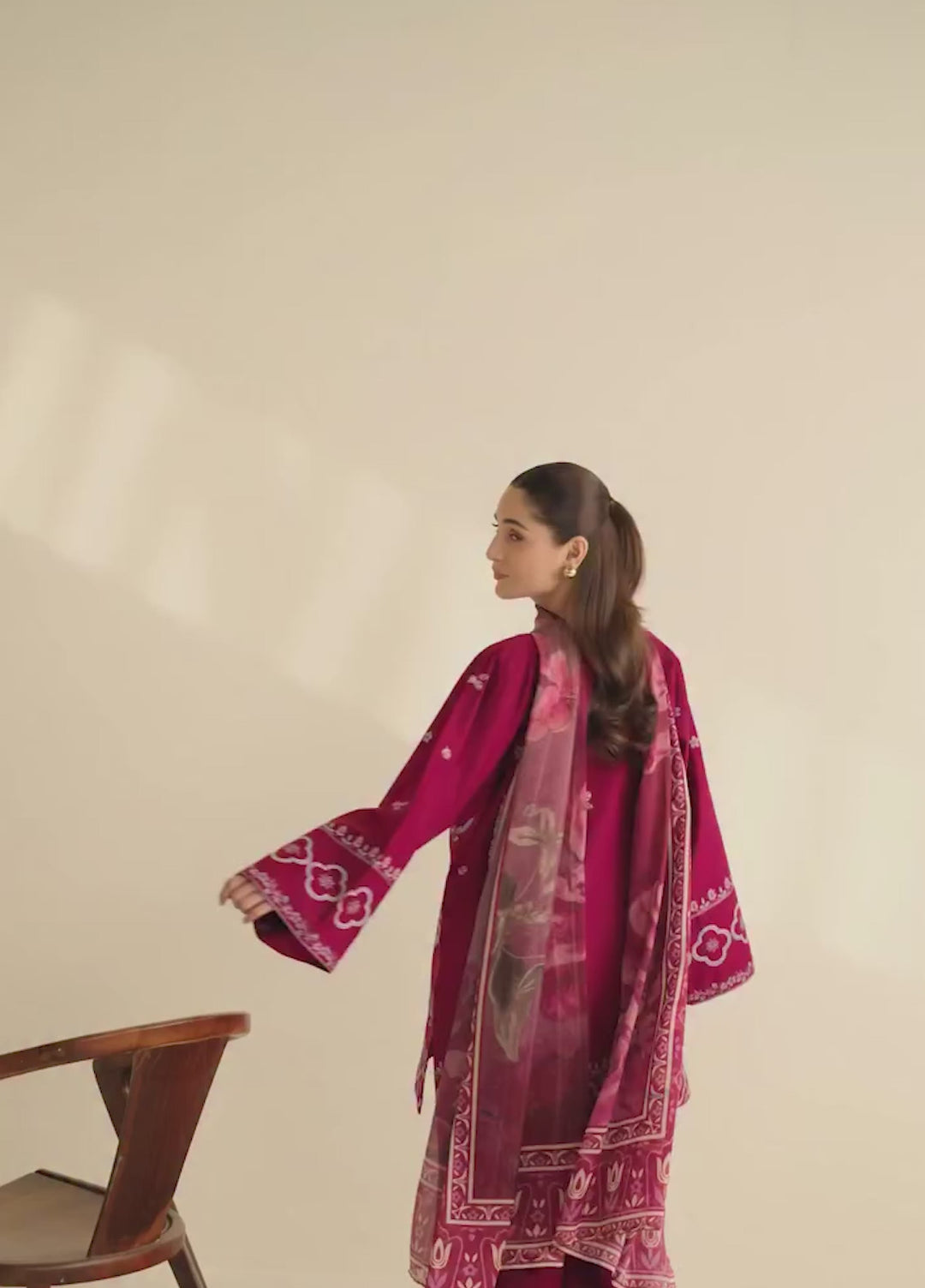Mistfall by Panache Apparel RTW Embroidered Cotton 3 Piece Suit avelis Eid Collection