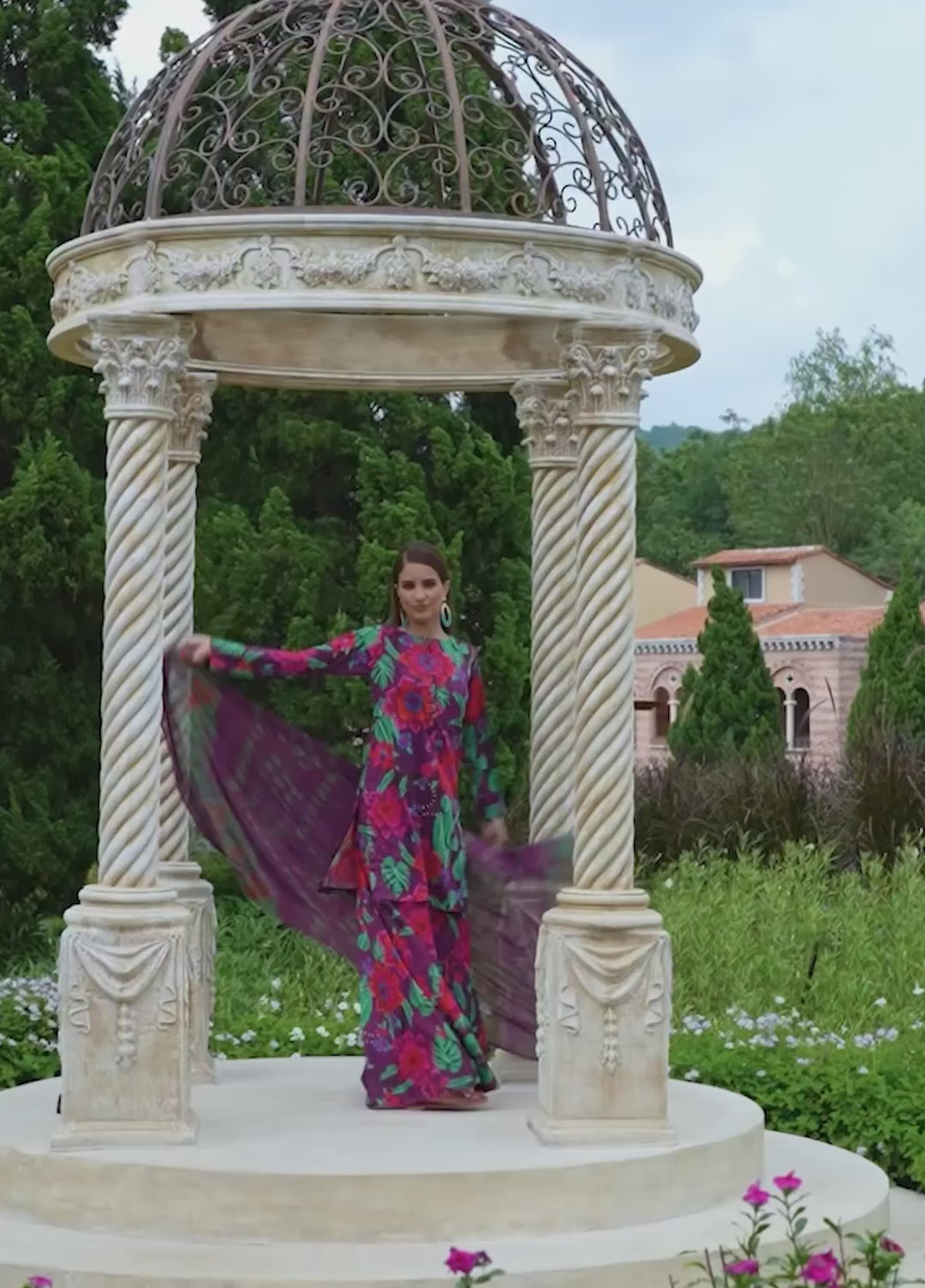 Floral Ritual Edit by Feathers  Printed Lawn 3 Piece Suit FYNTER - Casual Collection