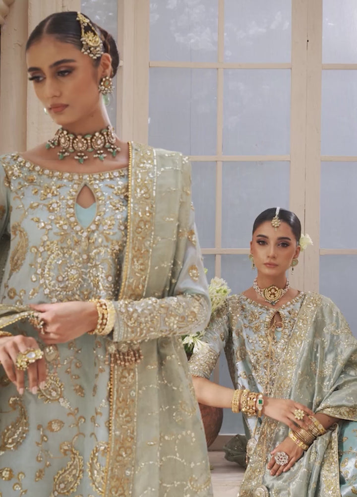 Aik Atelier Embroidered Tissue Suits Unstitched 3 Piece AIK25EF Vl2 Look 03 - Formals Collection