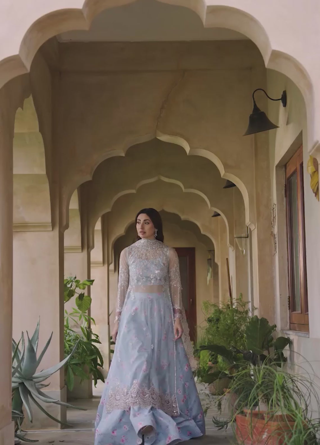 Rusukh by Sahane Unstitched Embroidered Net 3 Piece Suit KAYRA Festive Collection