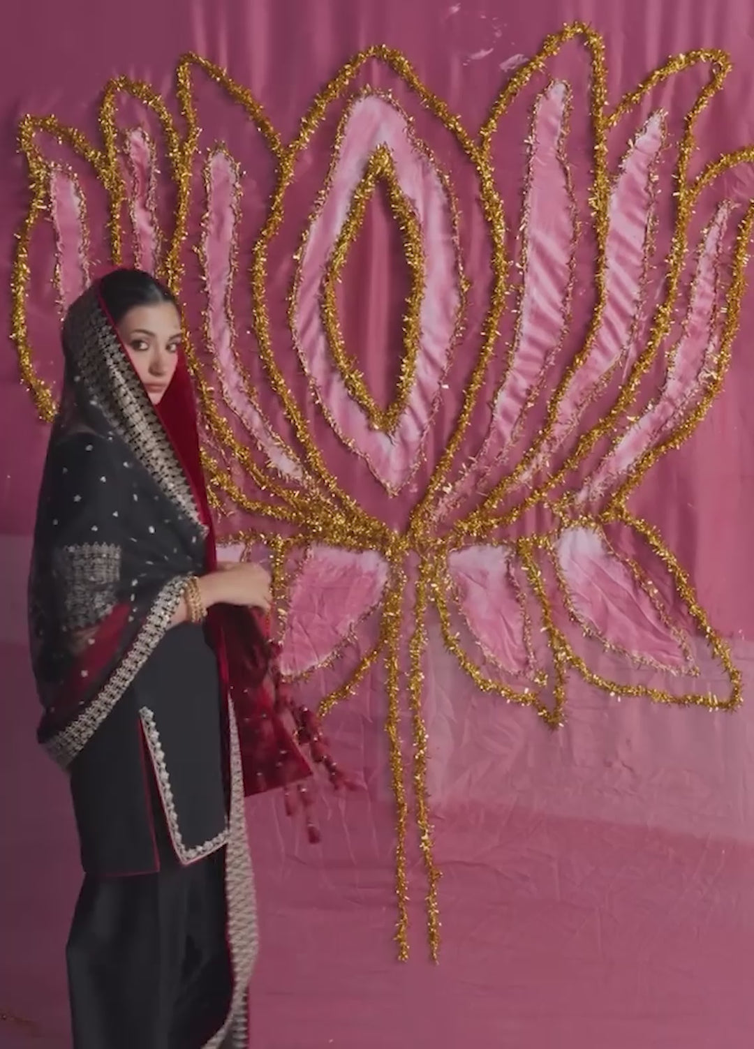 Koel by Jahaan RTW Embroidered Indian Raw Silk 3 Piece Suit Kaaf Festive Collection