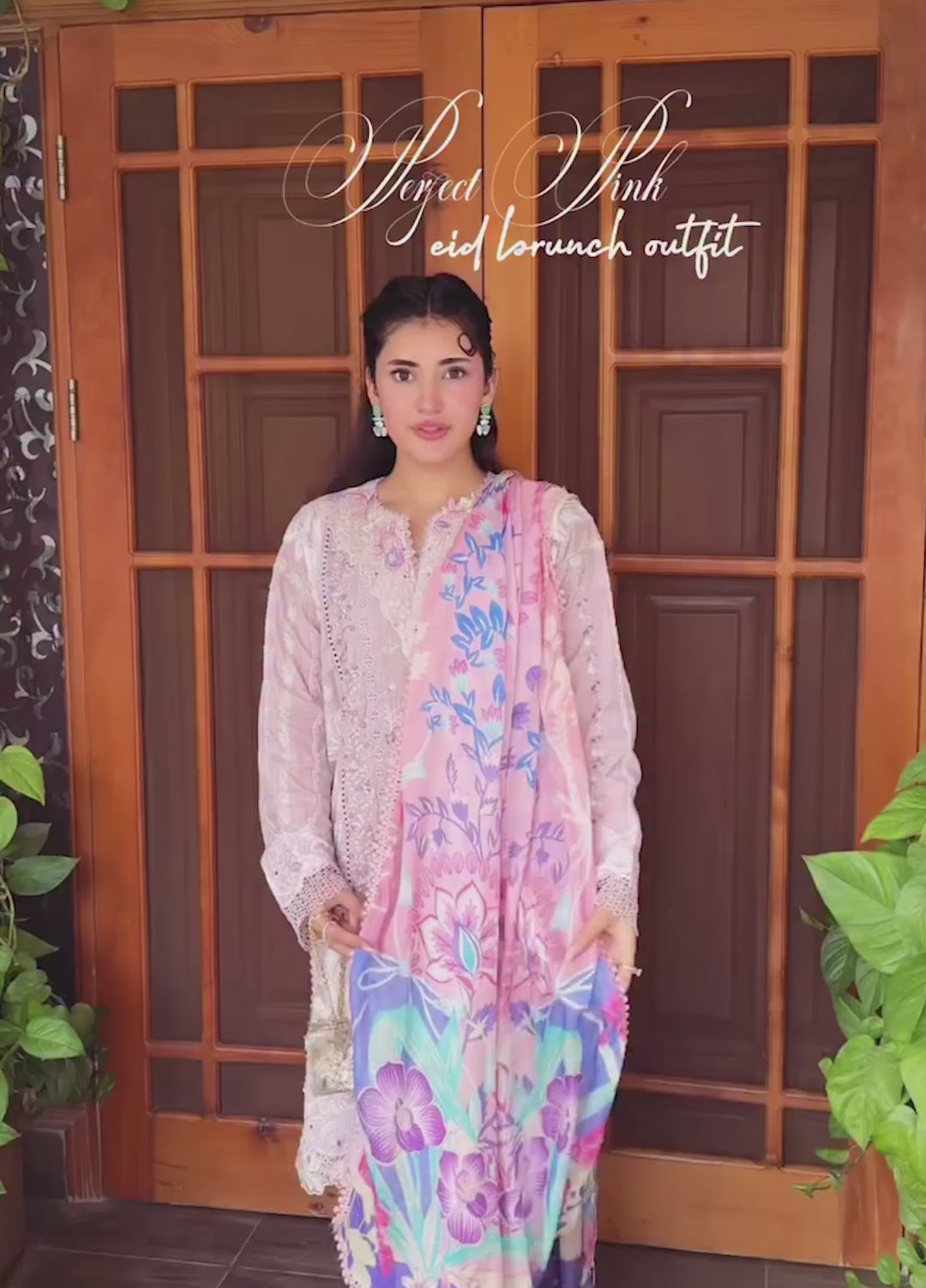 AMoi by Mushq Unstitched Embroidered Luxury Lawn 3 Piece Suit MU26AHL D-3 Opulent Whisper - Summer Collection