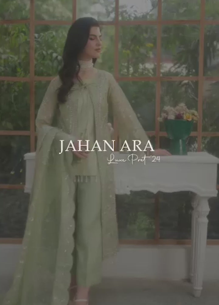 Eileen Pret Embroidered Organza 4 Piece Suit Kaiya