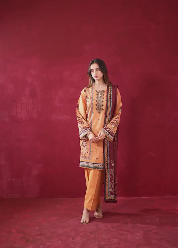 Zoe by Zeen RTW Printed Lawn 3 Piece Suit ZN26UZL WFM36606 - Casual Collection