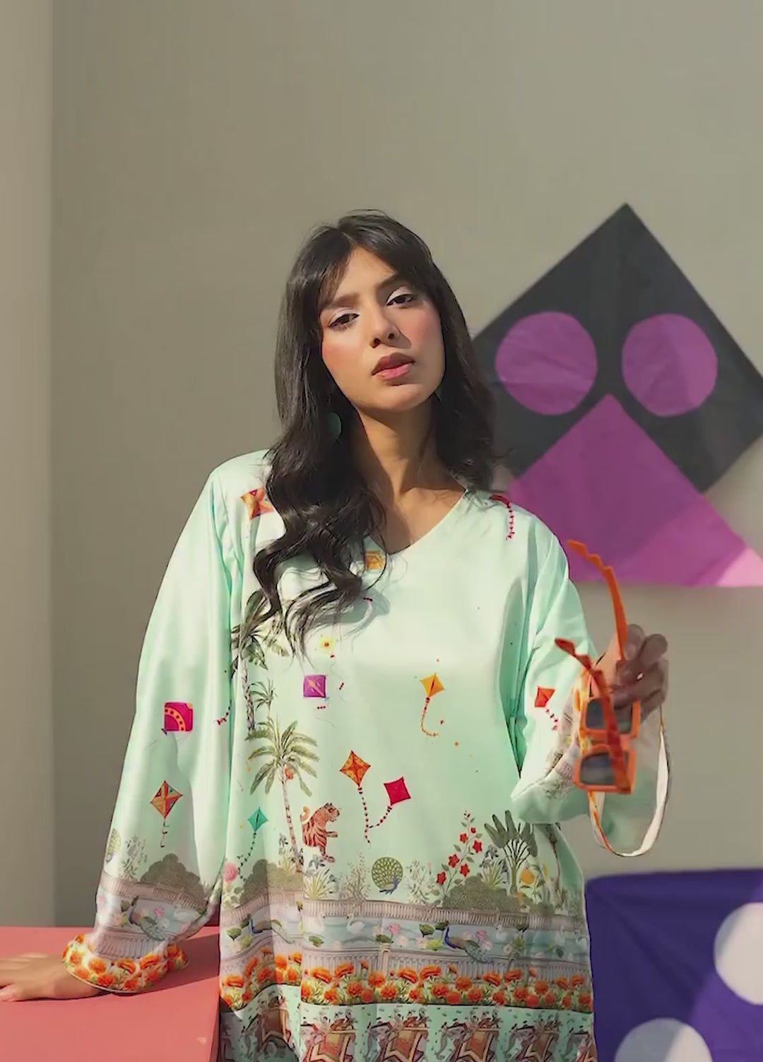 Printnation by Anayra Amal Unstitched Printed Ploy Raw Silk 2 Piece Rang Patang - Casual Collection