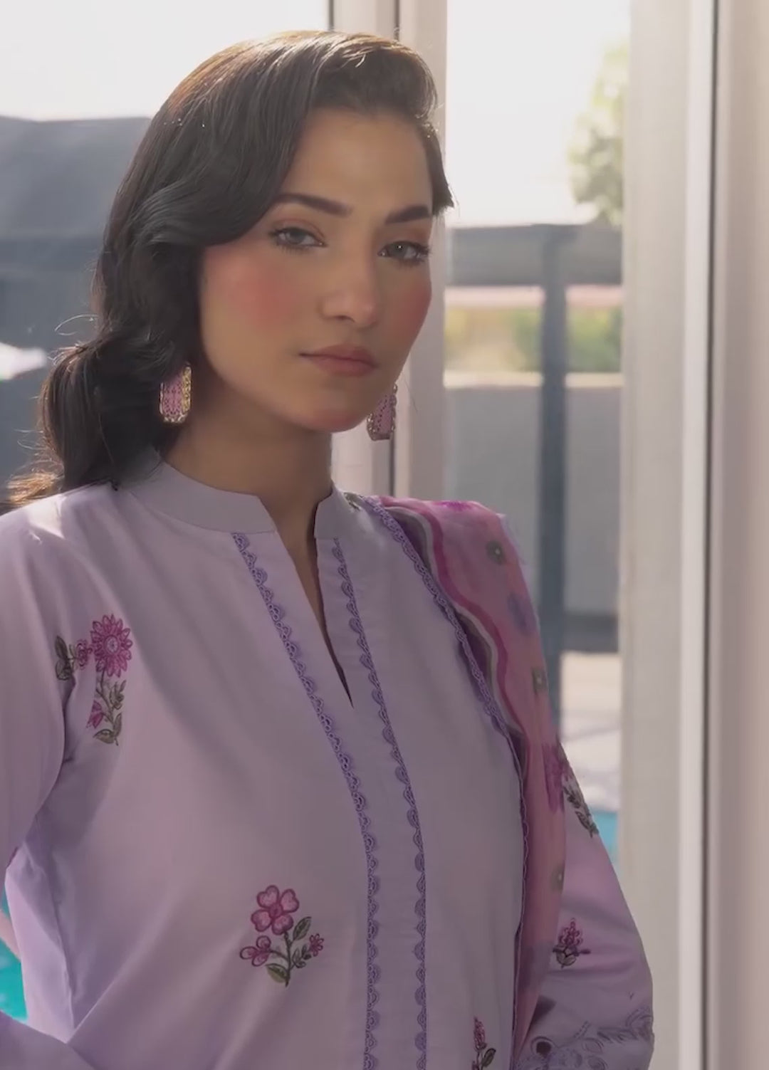 Ekiya by Rashid Textiles Unstitched Embroidered Lawn 3 Piece Suit RT26ULE 3762 - Casual Collection