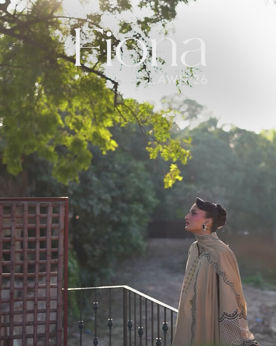 Fiona by Mahnur Unstitched Embroidered Lawn 3 Piece Suit MN26UFL F-04 - Summer Collection