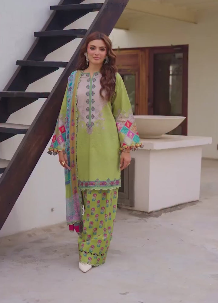 Andaaz by Charizma Unstitched Embroidered Lawn 3 Piece Suit CHR26UAL CAD6-10 - Summer Collection