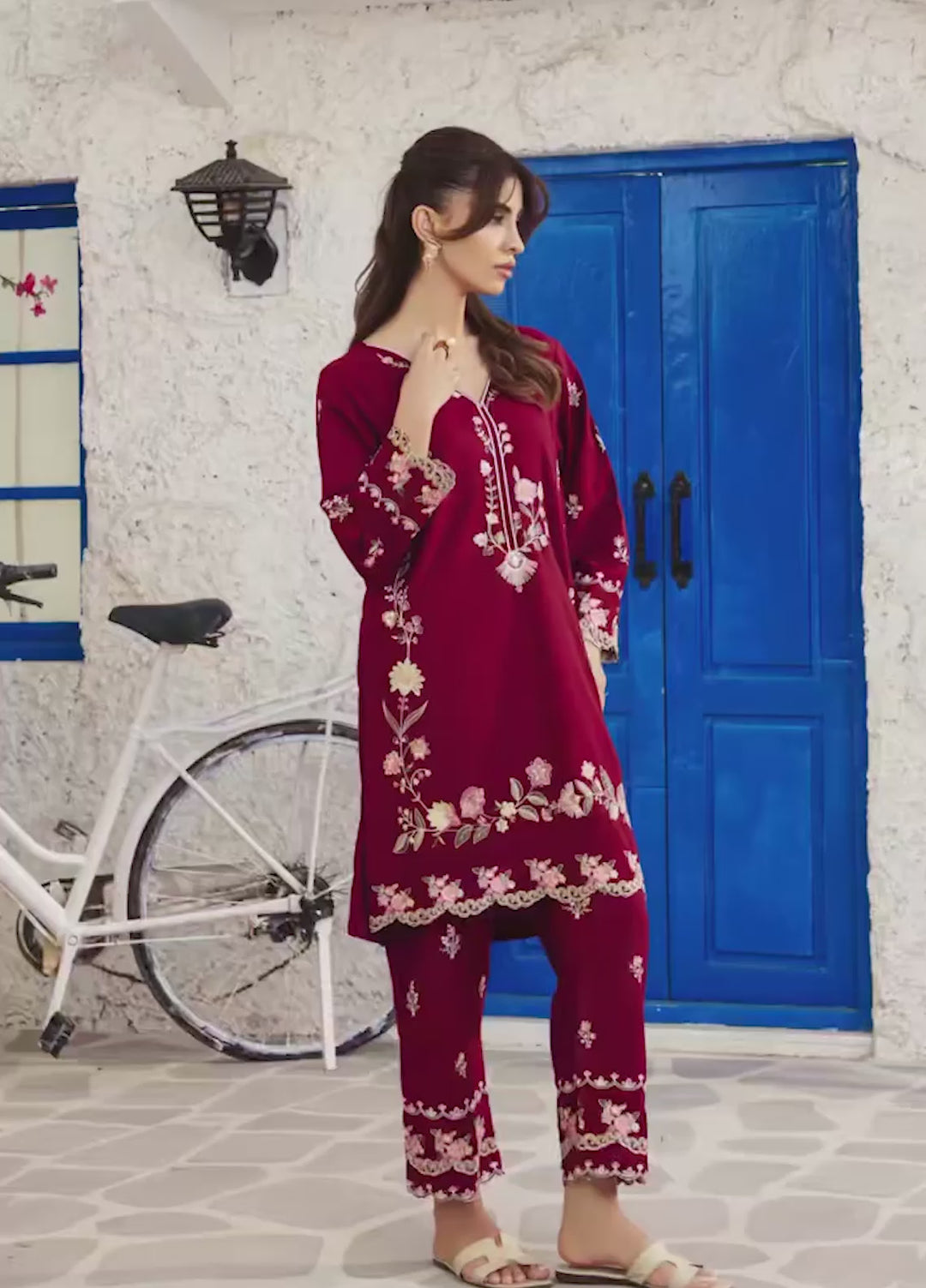 Noore by Amal RTW Embroidered Blended Lawn 2 Piece Suit Sila Casual Collection