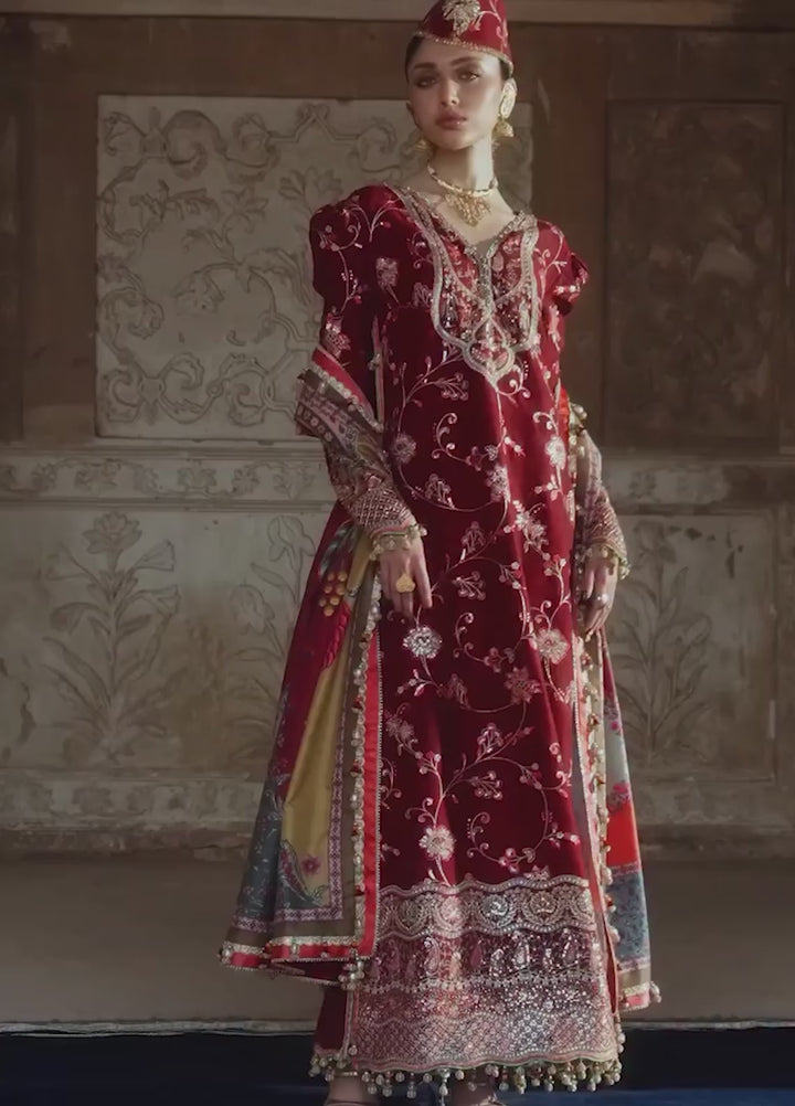 Neoma by Republic WomensWear Unstitched Embroidered Rawsilk 3 Piece Suit RW26UNW D-06 JAHANAARA - Wedding Collection