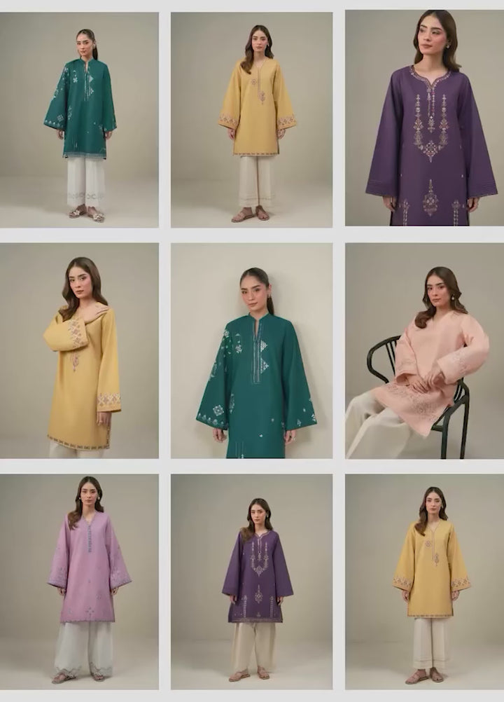 Selure by Seran Women Unstitched Embroidered Lawn 3 Piece Suit SN26ULS Verdelle D-01 - Casual Collection