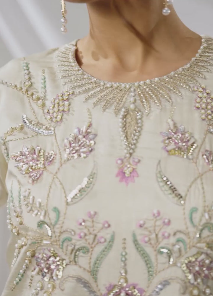 Celeste by Jamni RTW Embroidered Sheesha Silk 3 Piece Suit HALO Festive Collection