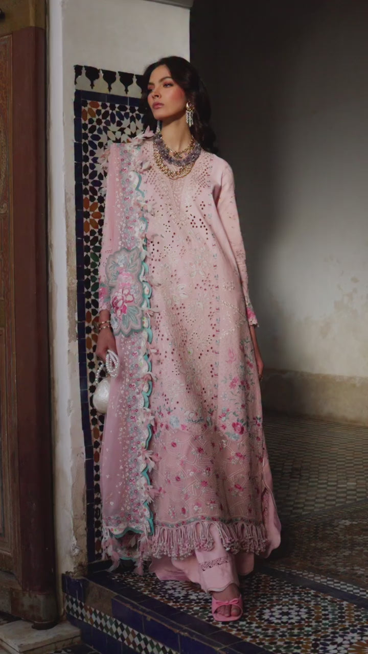 Reine by Republic Womenswear Unstitched Embroidered Luxury Lawn 3 Piece Suit RW26UTL D-02A - Eid Collection