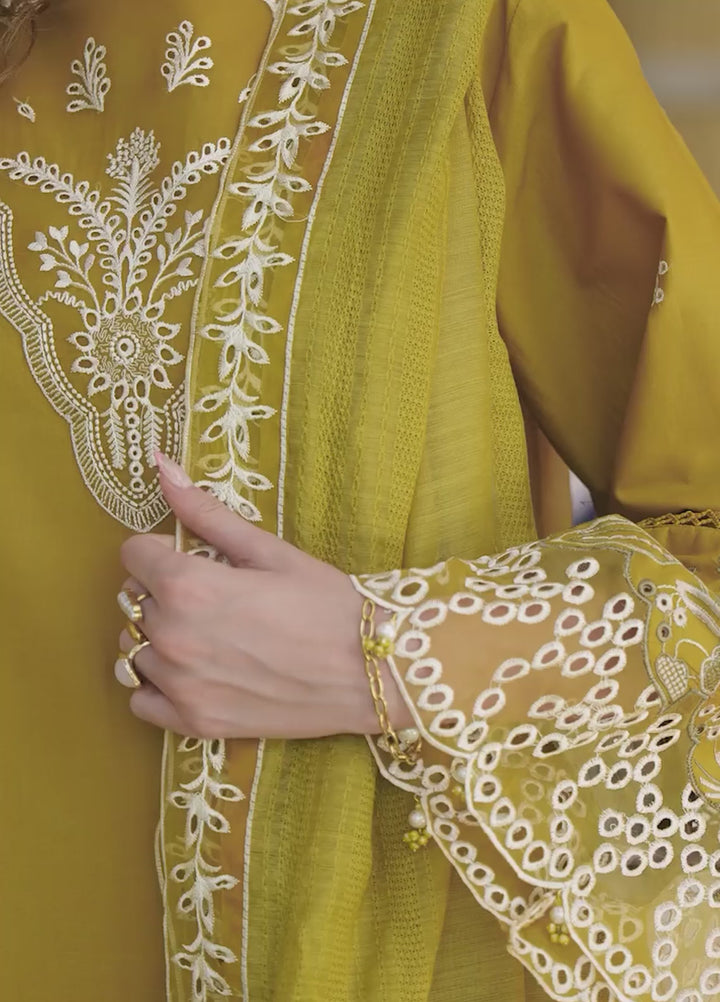 Summer Wine by Izel Unstitched Embroidered Lawn 3 Piece Suit AYLIN - Eid Collection