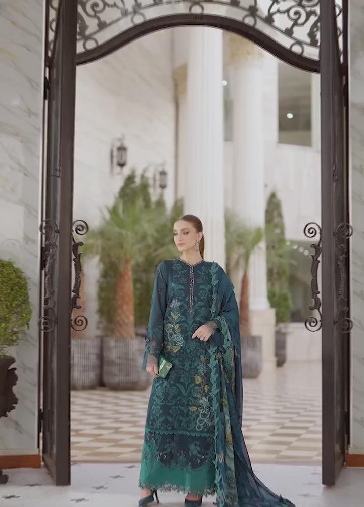 Maria B Unstitched Embroidered Lawn 3 Piece Suit MB26ULE D6 - Eid Collection