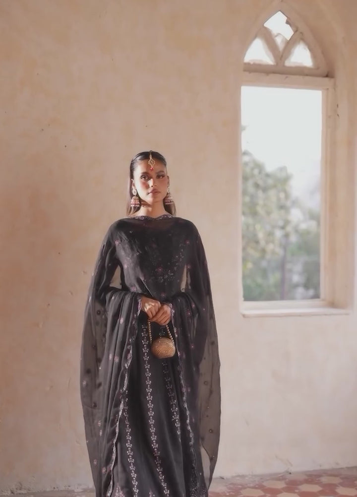 Salitex Unstitched Embroidered Cotton Net 3 Piece Suit SUNW7JI104UT - Eid Collection