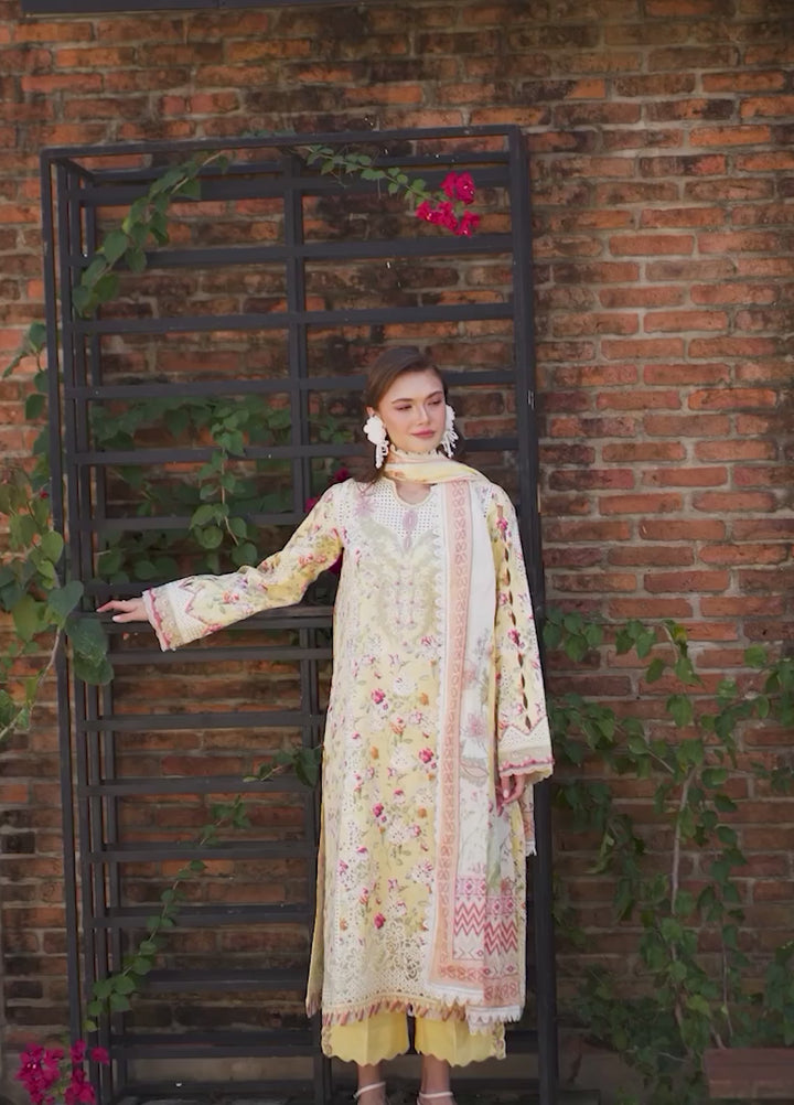 Shezlin by Aabyaan Unstitched Embroidered Chikankari 3 Piece Suit ABY26UCS ZEHRAAYE - Eid Collection