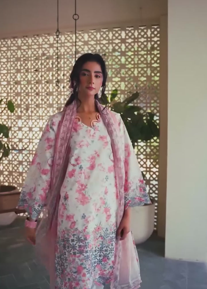 Bagh by Rashid Textiles Unstitched Embroidered Lawn 3 Piece Suit RT26UBL 3721 - Casual Collection