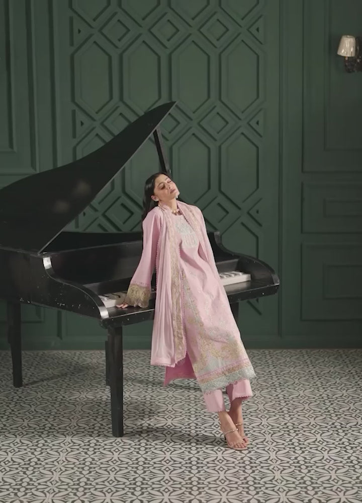Noore by Ayleen Unstitched Embroidered Lawn 3 Piece Suit AY26ULN Shabnam - Eid Collection