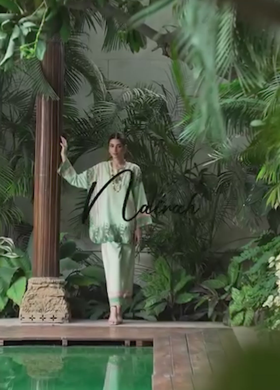Nairah Women Pret Printed Arabic Lawn Suit NAH26PN Botanical Muse - Spring Collection