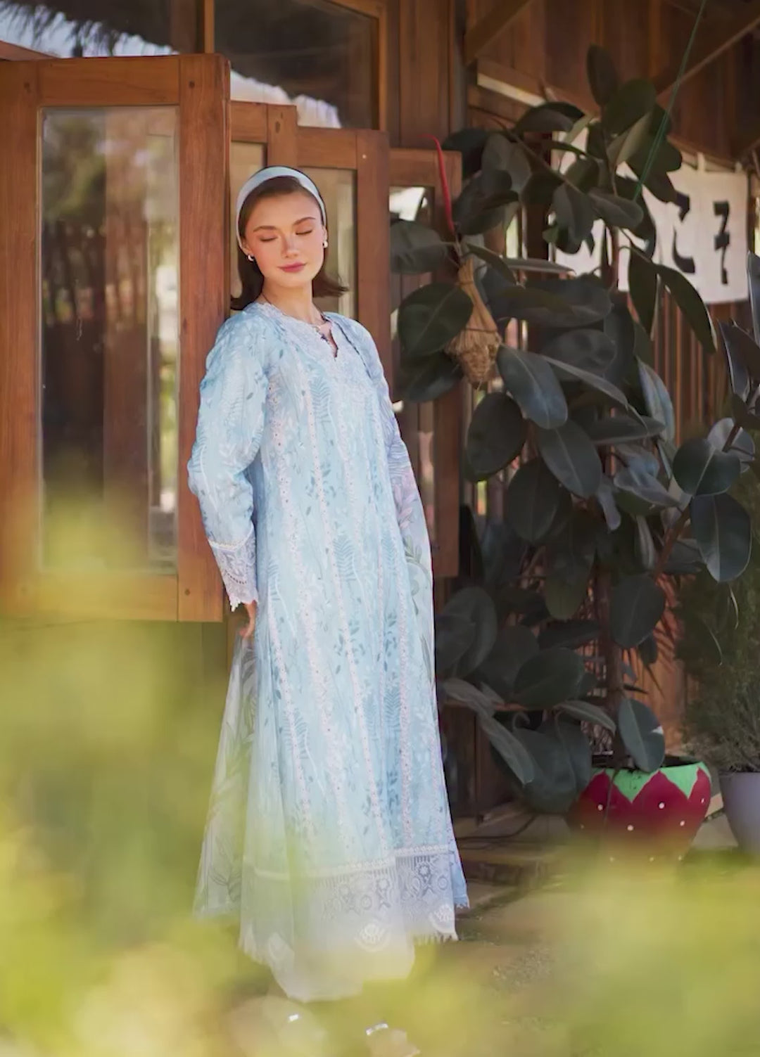 Shezlin by Aabyaan Unstitched Embroidered Chikankari 3 Piece Suit ABY26UCS SEREEN - Eid Collection