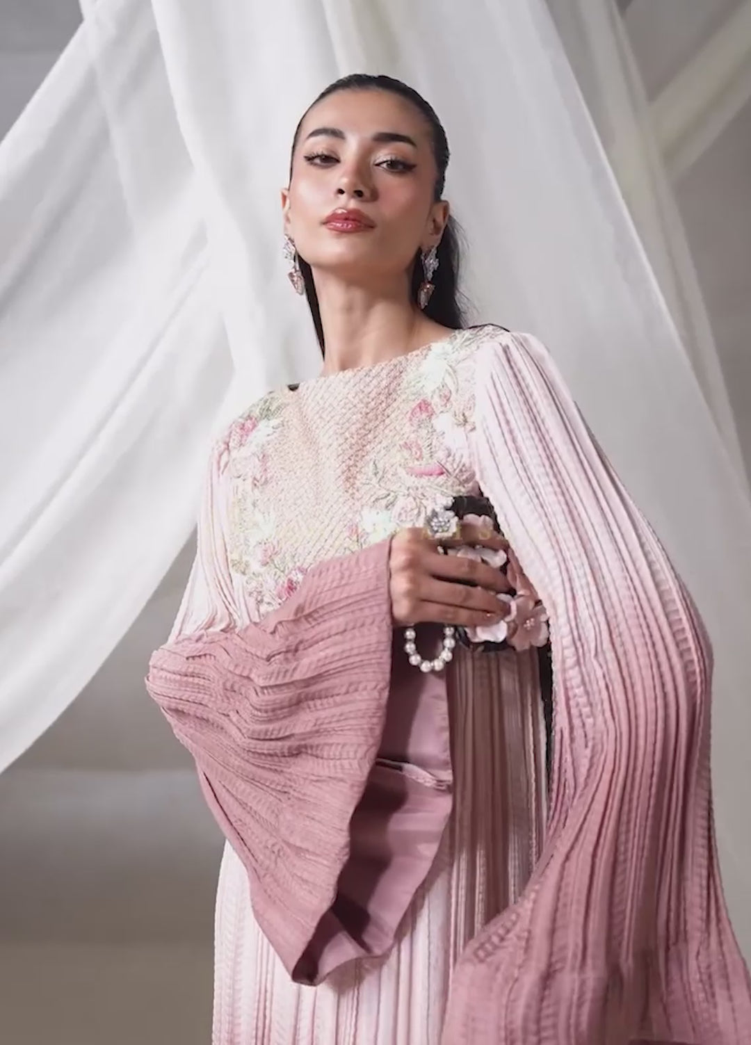 Twilight by Musferah Saad RTW Embroidered Silk 1 Piece Seraphine - Eid Collection