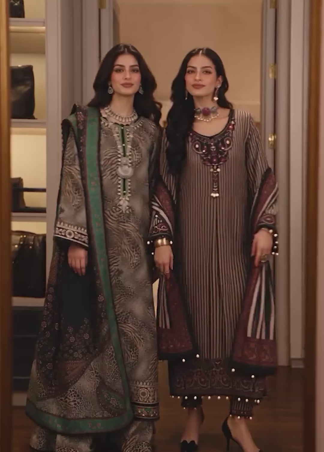 Noor by Saadia Asad Unstitched Printed Linen 3 Piece Suit SA26UNL D8 A - Winter Collection