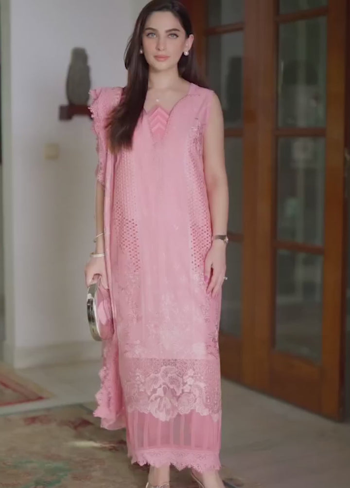 Feya by Nureh Unstitched Embroidered Lawn 3 Piece Suit NU26ULF FE-22 - Eid Collection