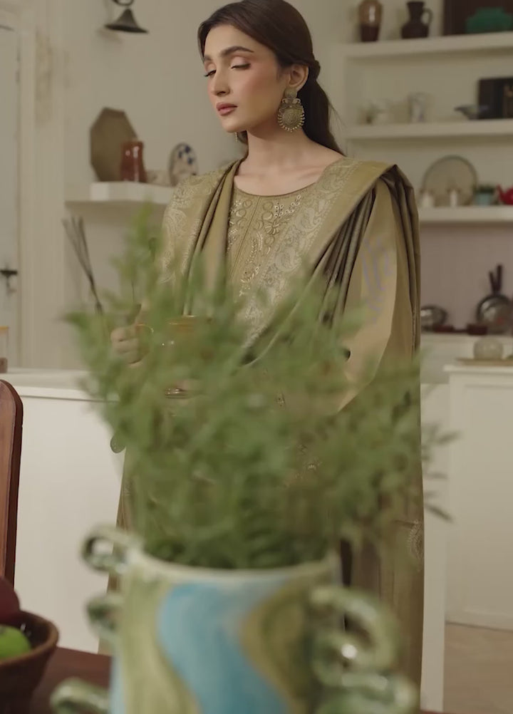 Onara by Humdum Unstitched Embroidered Khaddar 3 Piece Suit HD26UKO D-05 - Winter Collection