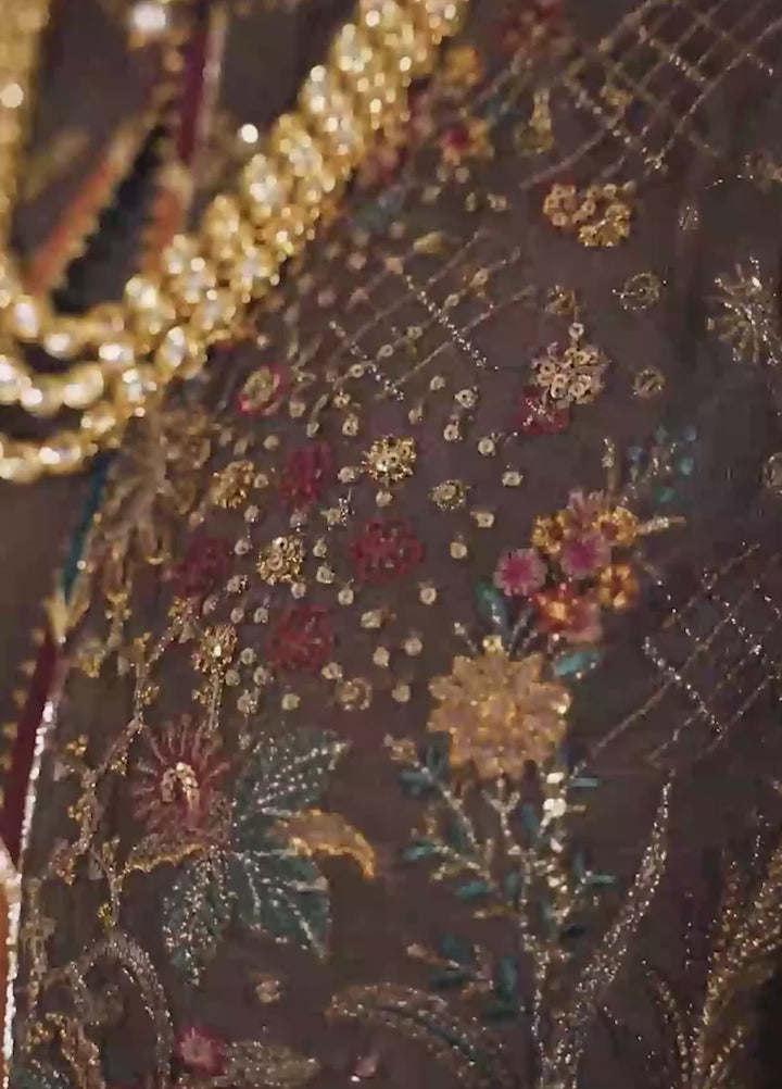 Chantelle by Baroque Unstitched Embroidered Net 3 Piece Suit BQ26UCF EC-02 - Festive Collection