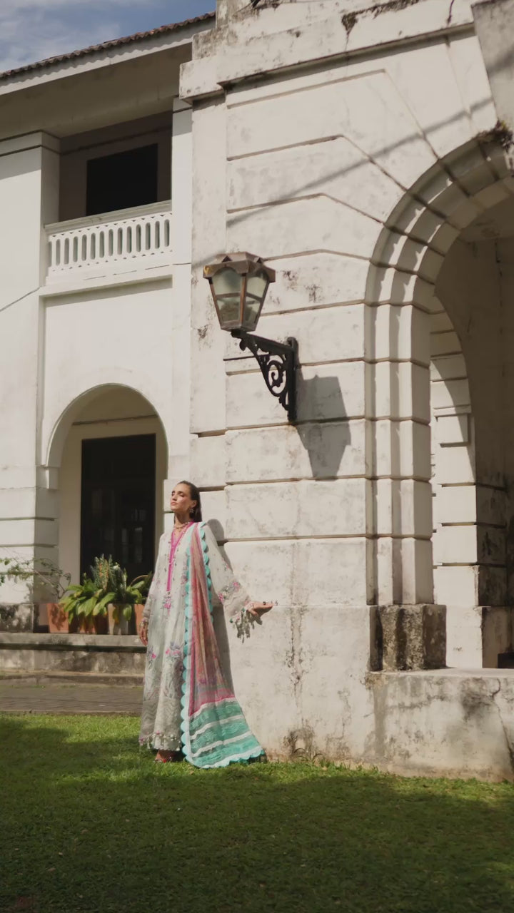 Neroli By Annus Abrar Unstitched Embroidered Lawn 3 Piece Suit ABR26UNL 04 Amafah - Festive Collection