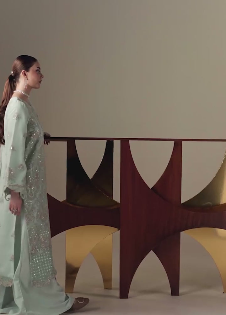 Nouvelle by Emaan Adeel Unstitched Embroidered Chiffon 3 Piece Suit EA26UNC Orla - Festive Collection