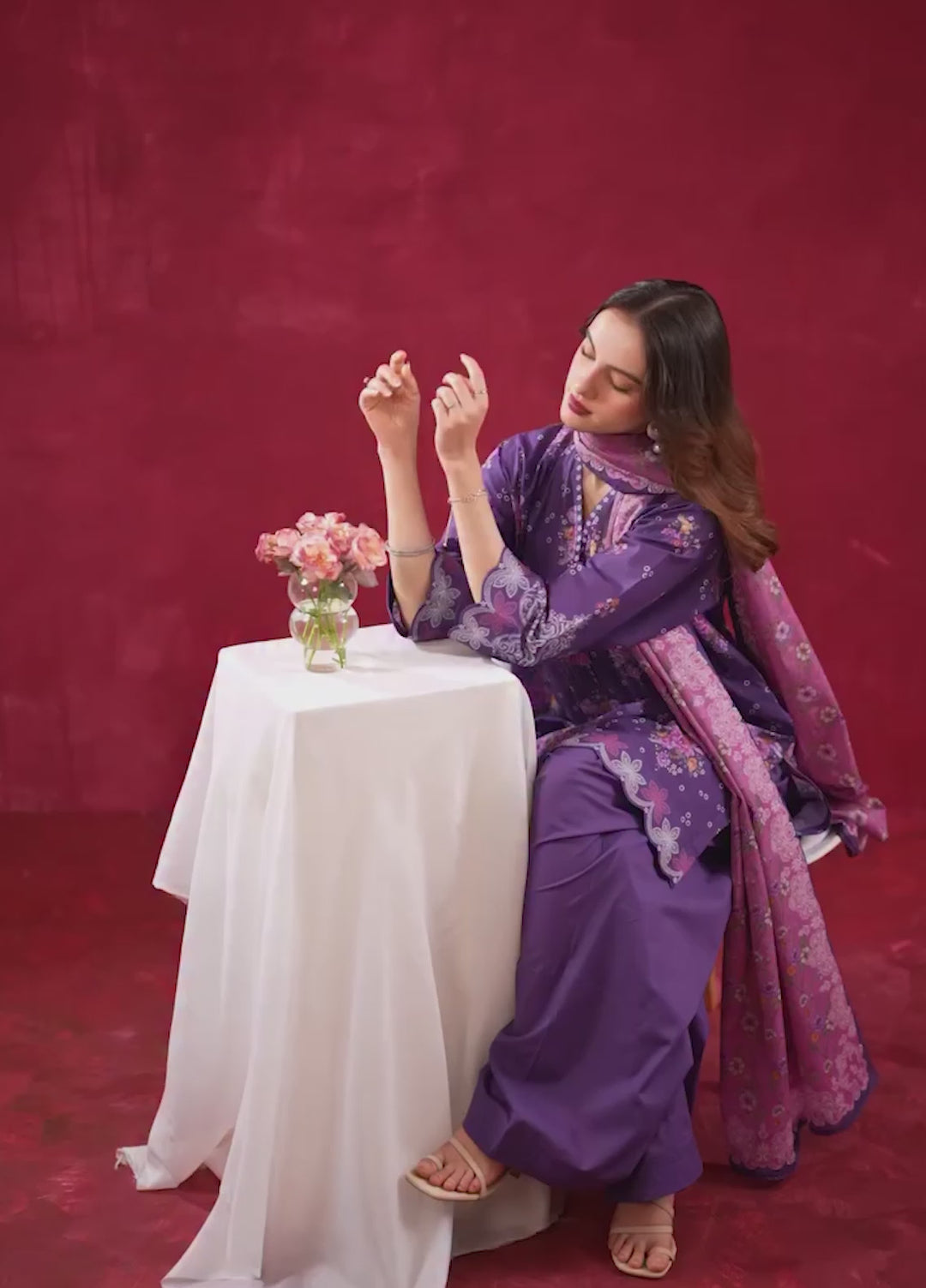 Zoe by Zeen RTW Printed Lawn 3 Piece Suit ZN26UZL WFM36604 - Casual Collection