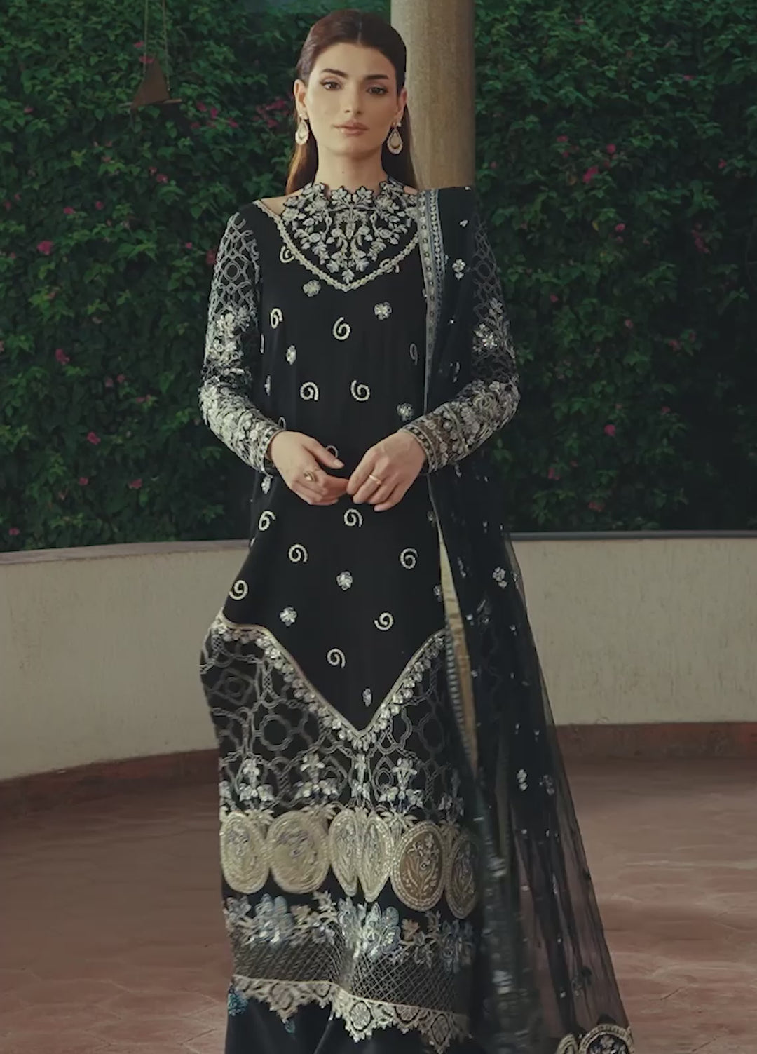 Pehli Nazar by Ayzel Unstitched Embroidered Raw Silk 3 Piece Suit AAF26UPN Gulnaar AYZ-0169 - Wedding Collection