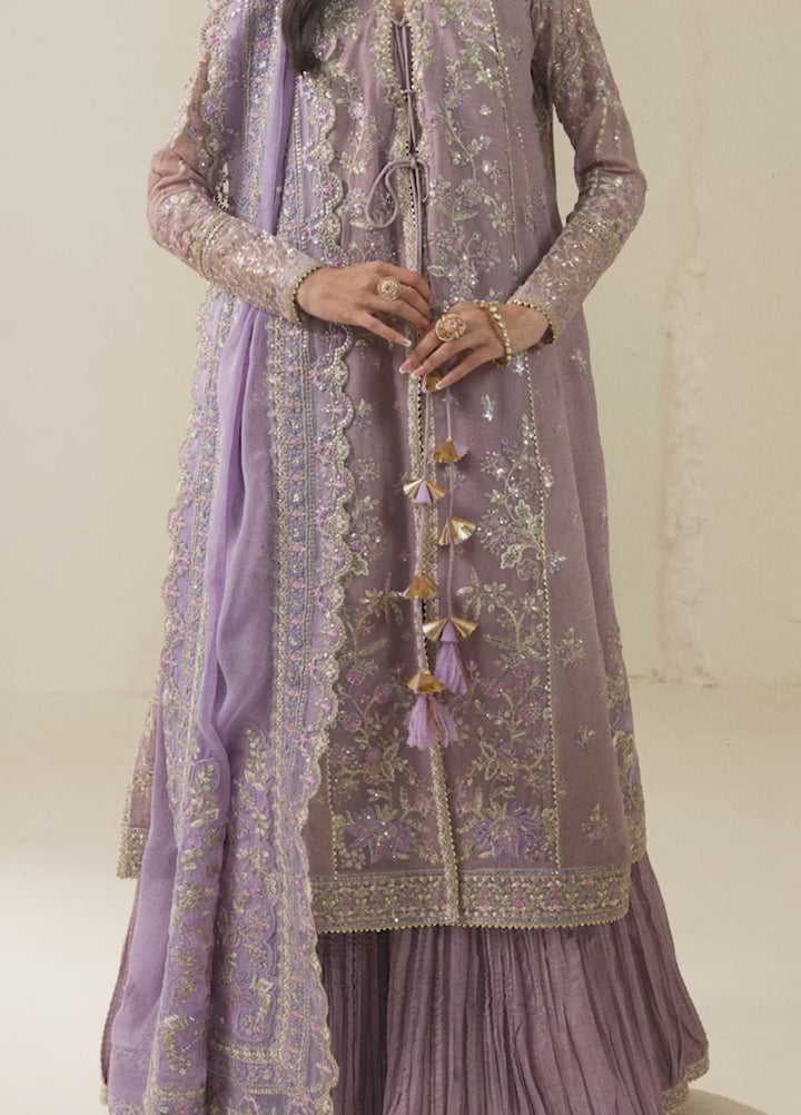 Aik Shaam by AIK Atelier Unstitched Embroidered Chiffon 3 Piece Suit AIK26UAS C2602 - Wedding Collection