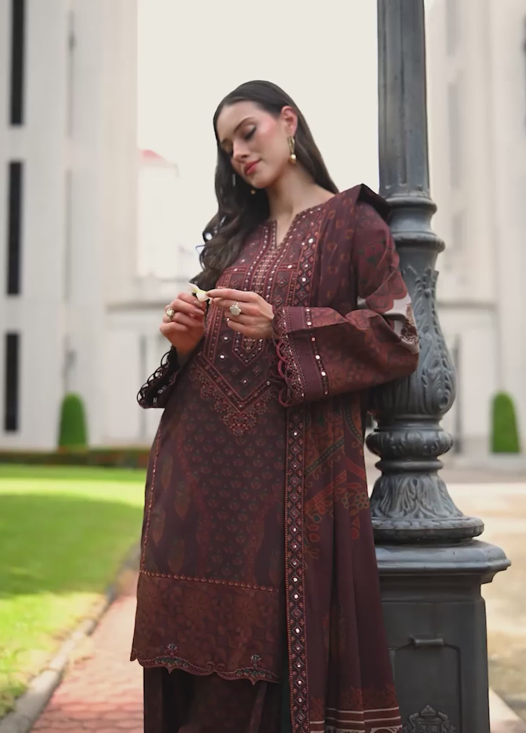 Aniiq by Charizma Unstitched Embroidered Linen 3 Piece Suit CHR26UAL ANW7-13 - Casual Collection