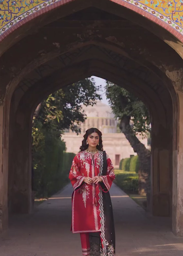 Suroor by Bin Ilyas RTW Embroidered Jacquard Lawn 3 Piece Suit BI26PSL 241B - Festive Collection