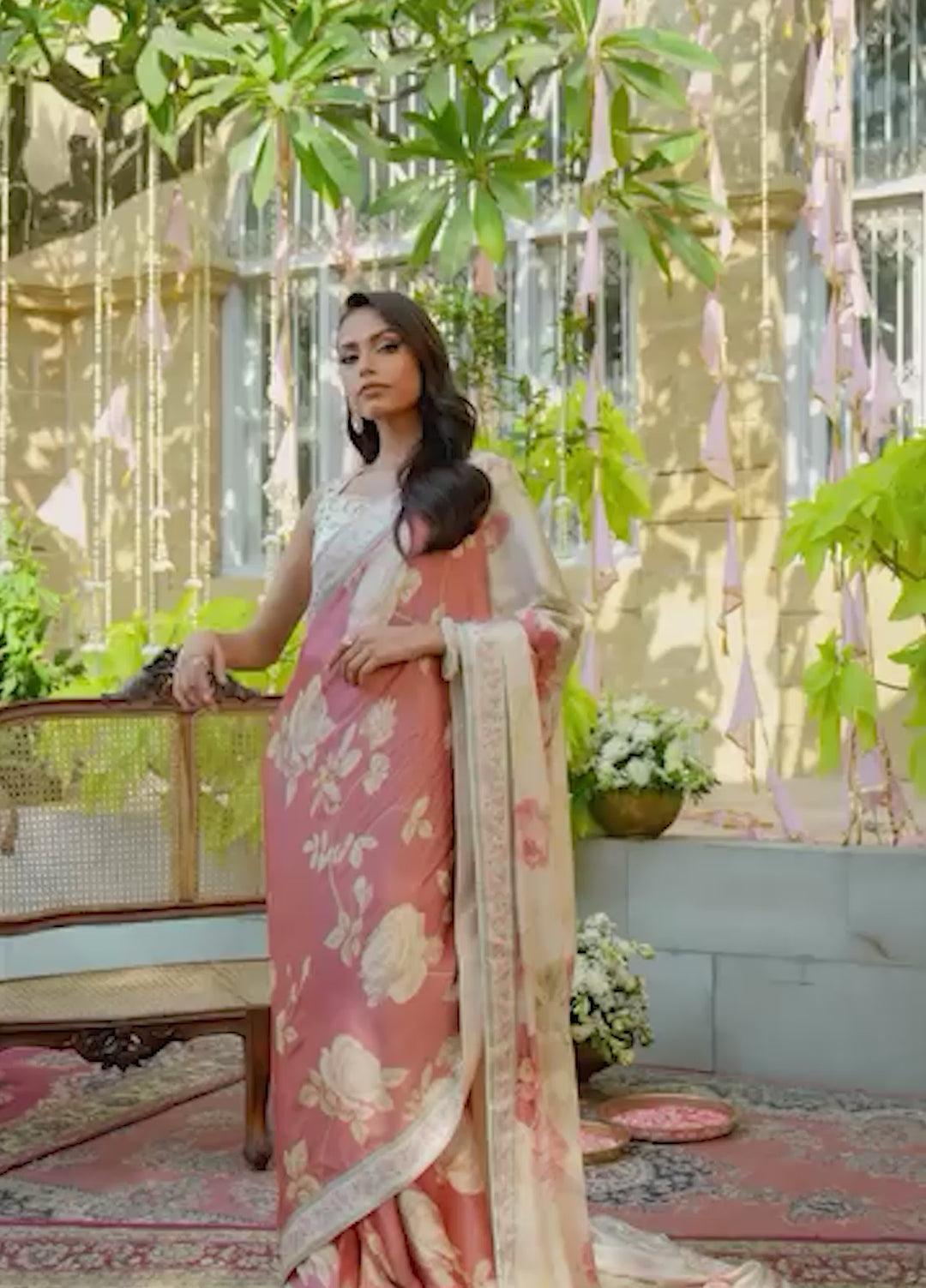Erina From Nizka By Nida Rehan RTW Hand work Organza 2 Piece Suit Lyora - Festive Collection